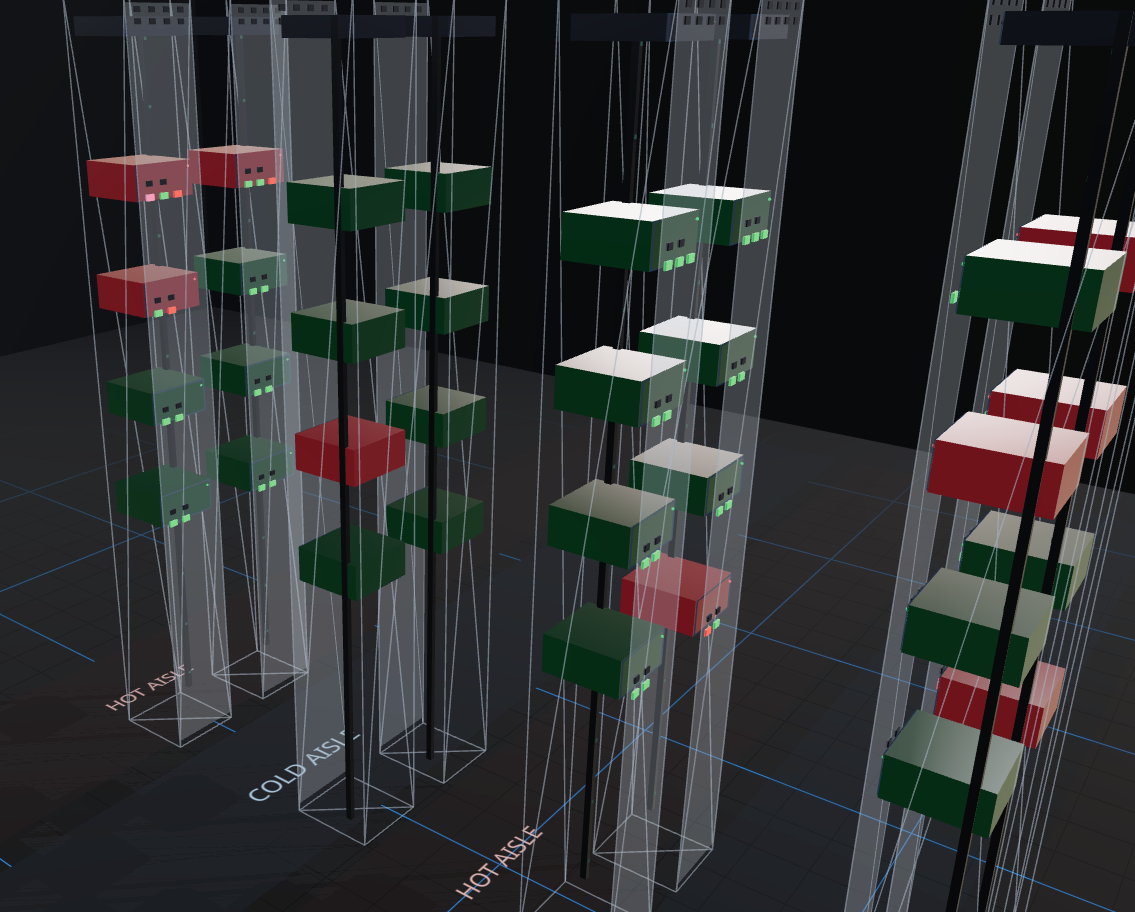 3D Datacenter Telemetry & Monitoring System